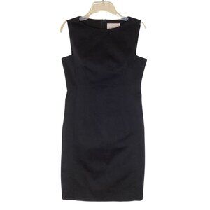 Lands’ End Sleeveless Black Sheath Dress Women’s 8